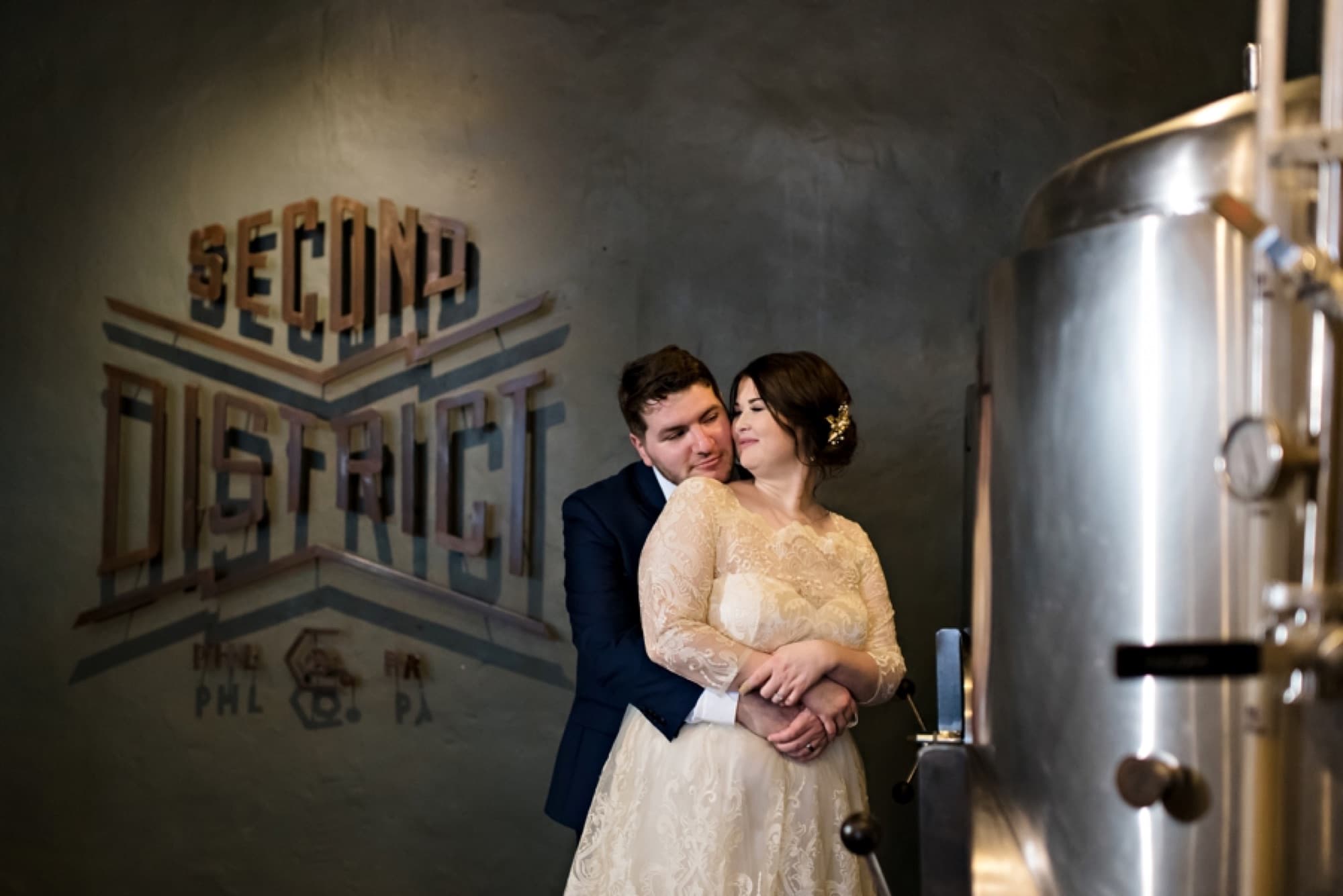 Rachel & Celso at Second District Brewing Co