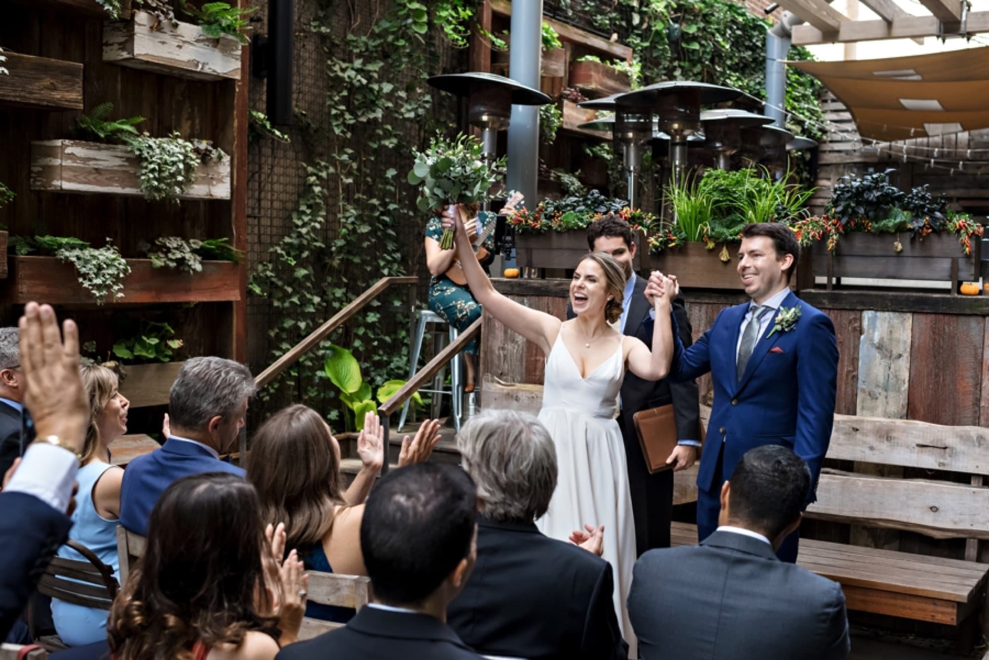 Francesca & Patrick's wedding at Talula’s Garden