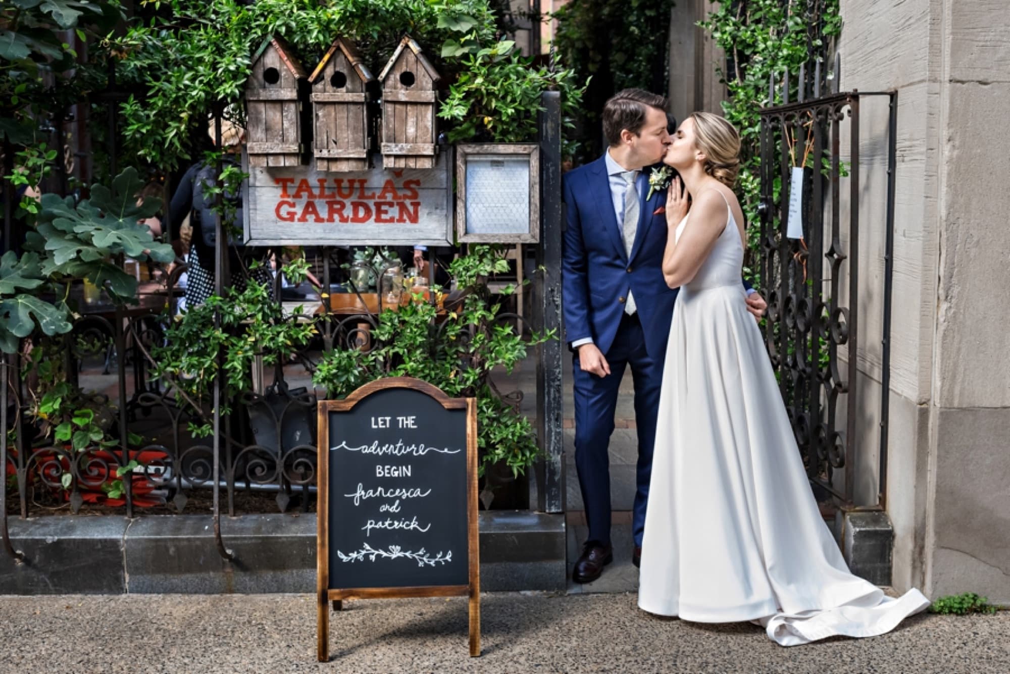 Francesca & Patrick at Talula’s Garden