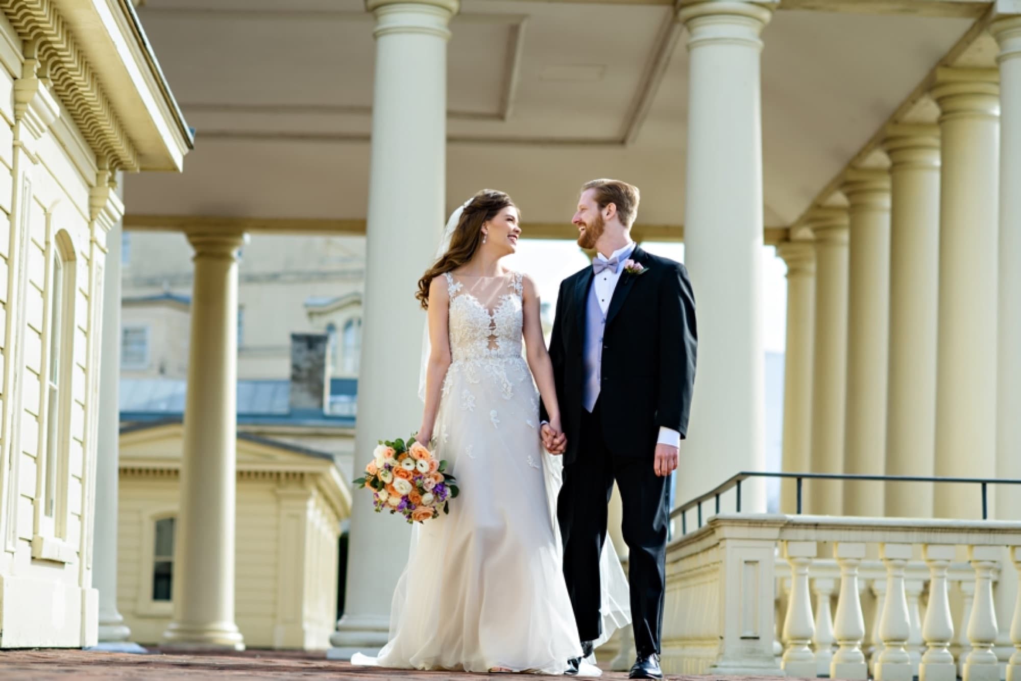 A couple portrait in soft daylight