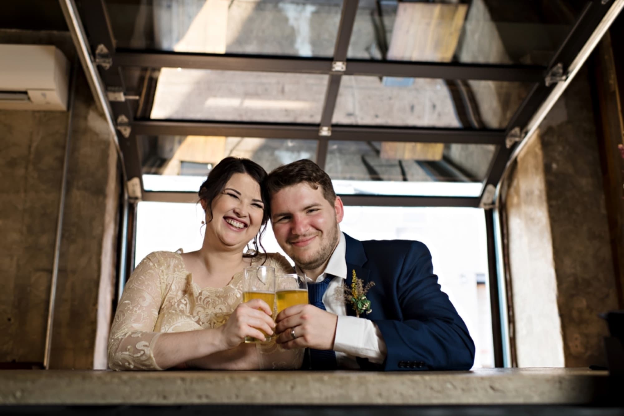 Rachel & Celso's wedding at Second District Brewing Co