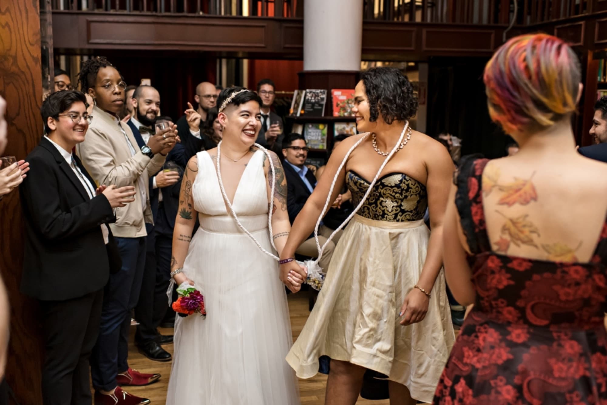 Remi & Beatriz's wedding at Housing Works Bookstore